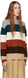Maison Kitsuné Multicolor Bold Fox Head Sweater