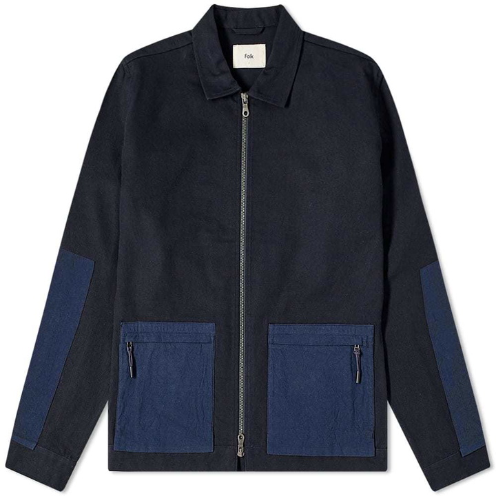 Photo: Folk Overlay Zip Jacket