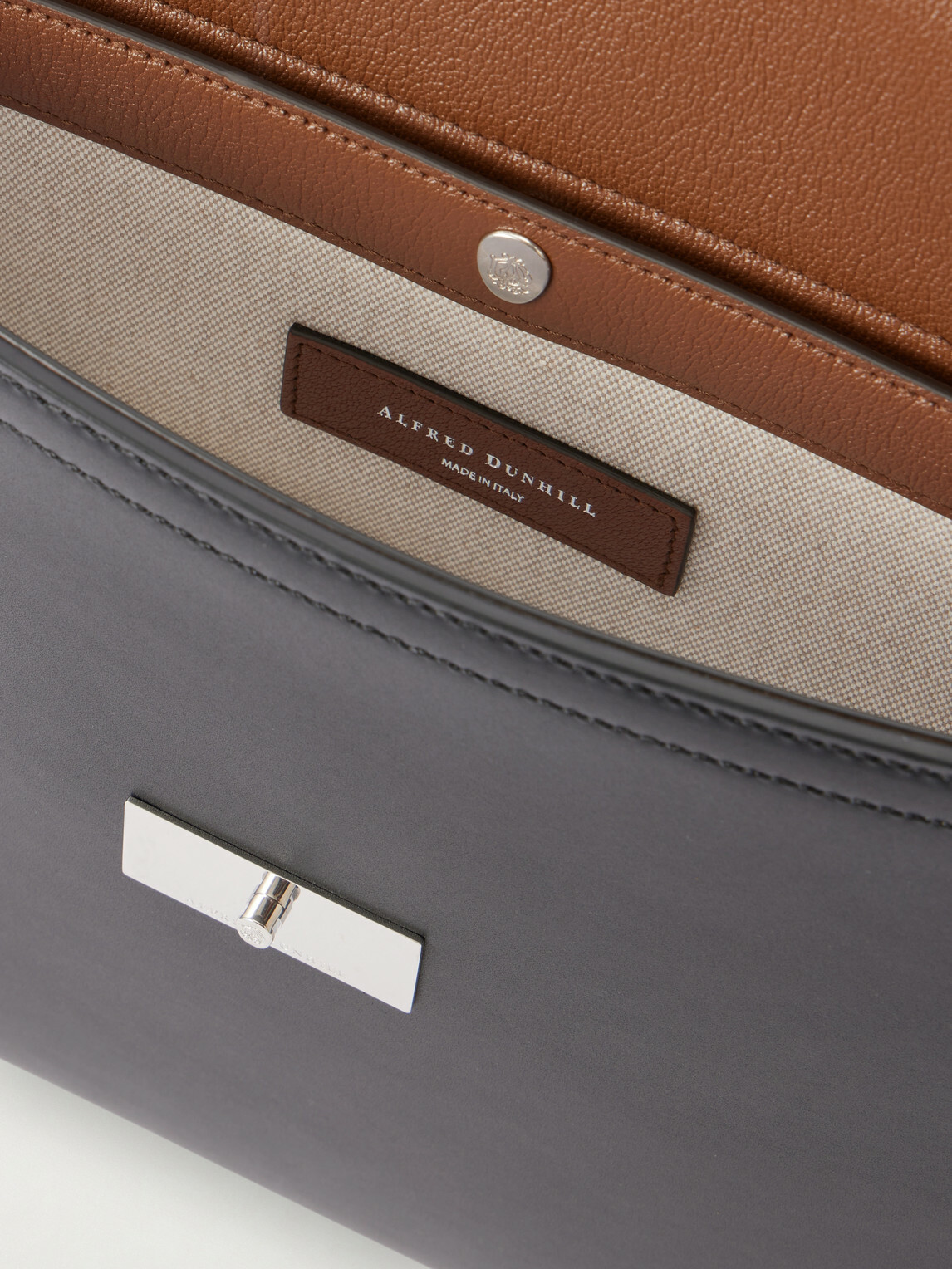 Dunhill - Alfred 40 Patina-Leather Briefcase