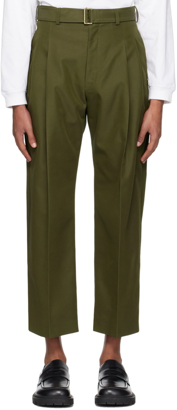 Photo: rito structure Khaki Belted Trousers