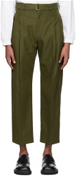 rito structure Khaki Belted Trousers