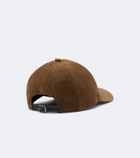 Brunello Cucinelli Monili suede baseball cap