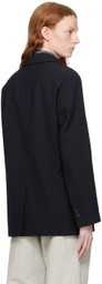 Margaret Howell Black Relaxed Cut Blazer