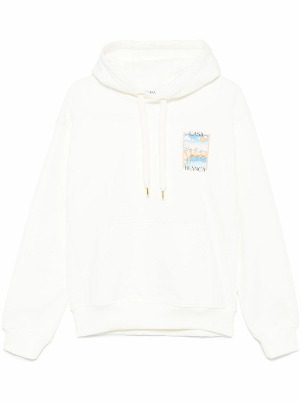 Photo: Casablanca White Surreal Pool Hoodie