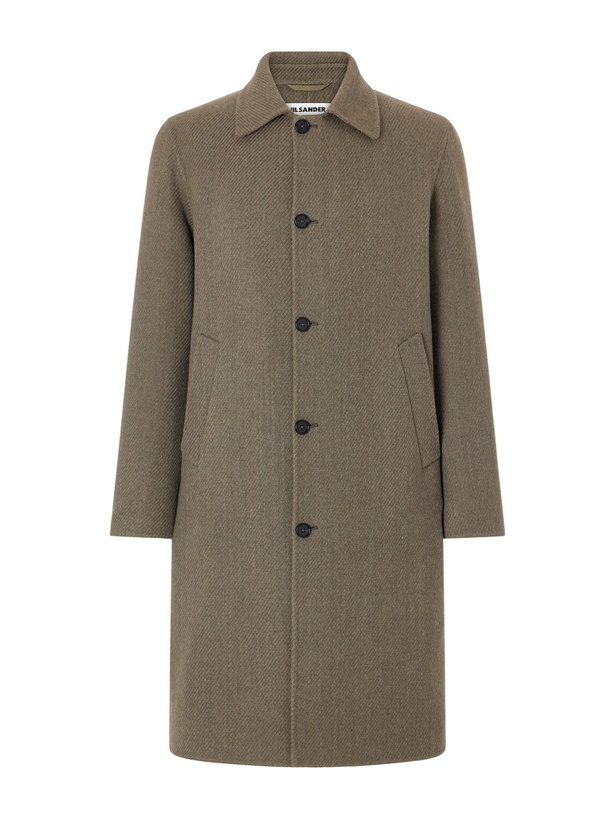 Photo: Jil Sander - Virgin-Wool Twill Trench Coat - Brown