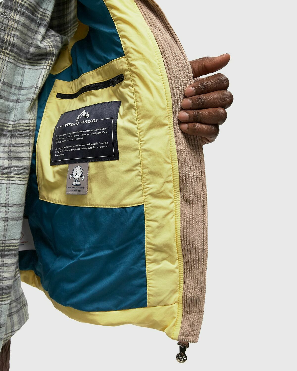 PYRENEX RETRO JOHN JACKET yellow Mens Vest