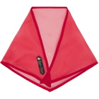 Lanvin Red Silk Organza Triangle Scarf