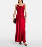 Fforme Emi satin maxi dress
