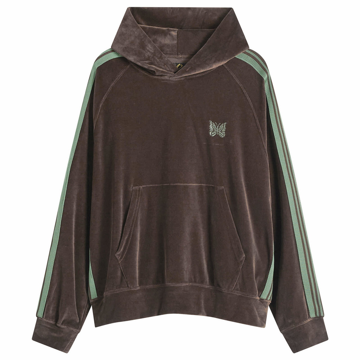 Needles Women's Track Hoodie in Brown