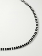 Mikia - Silver and Hematite Beaded Necklace