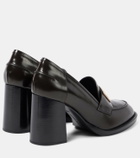 Victoria Beckham B Buckle leather loafer pumps