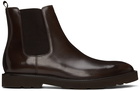 Paul Smith Brown Leather Linton Boots