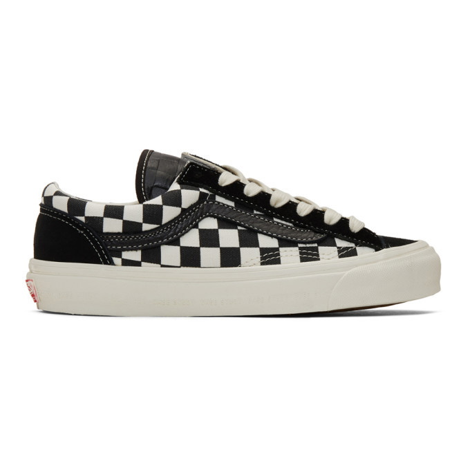 Photo: Vans Black and White Modernica Edition Style 36 XL Checkerboard Sneakers