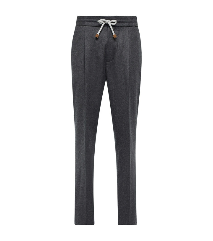 Photo: Brunello Cucinelli - Virgin wool tapered pants