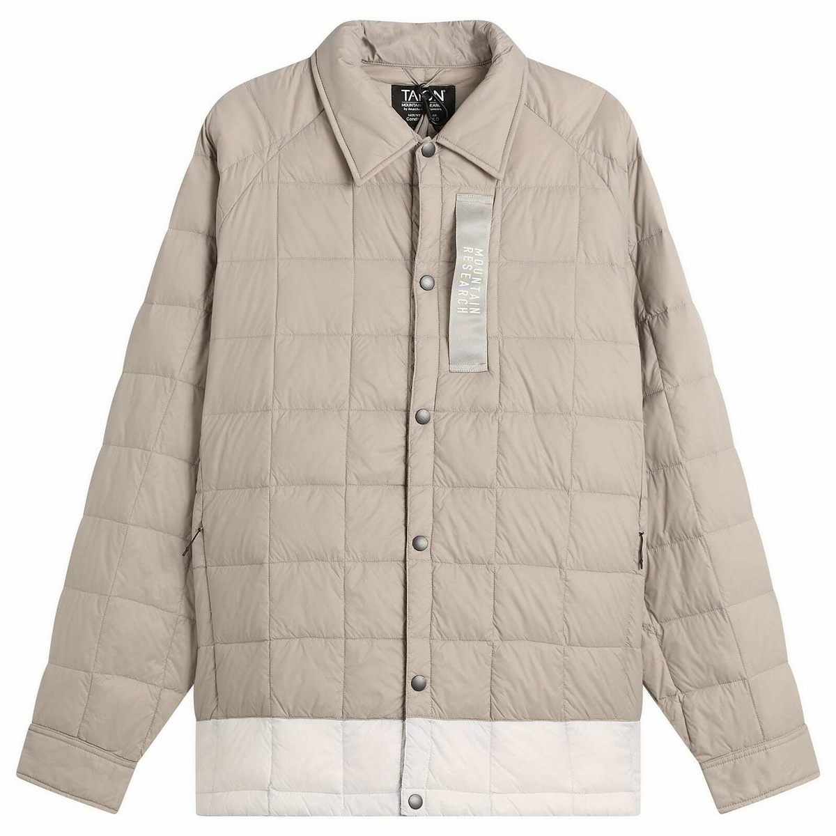 Taion Men's x Mountain Research Down Coach Jacket in Grey