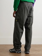 Stone Island - Straight-Leg Garment-Dyed Organic Cotton-Canvas Trousers - Gray