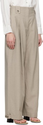 Nanushka Beige Jenci Trousers