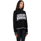 Versace Black and White Logo Sweater