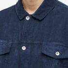 YMC Men's Cord Breakfast Club Jacket in Navy