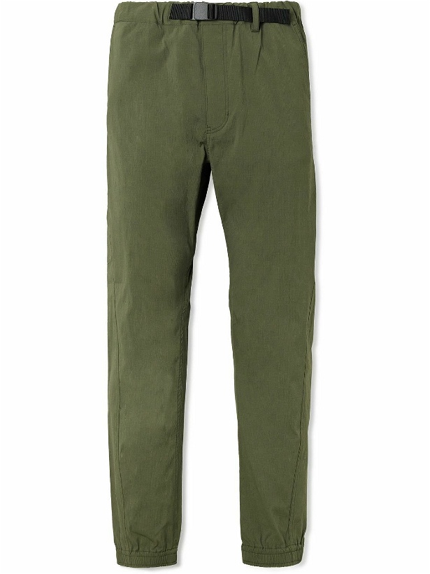 Photo: Goldwin - Straight-Leg Belted Stretch-CORDURA® Micro-Ripstop Trousers - Green
