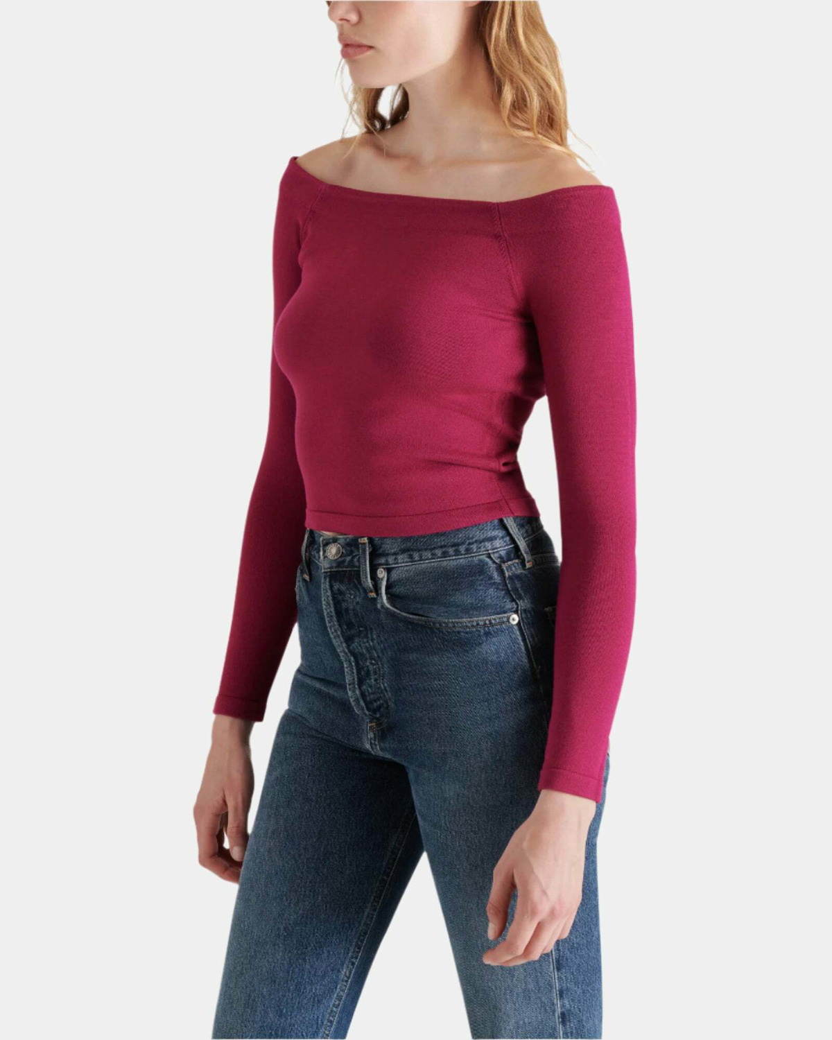 Steve Madden Ressi Sweater in Raspberry