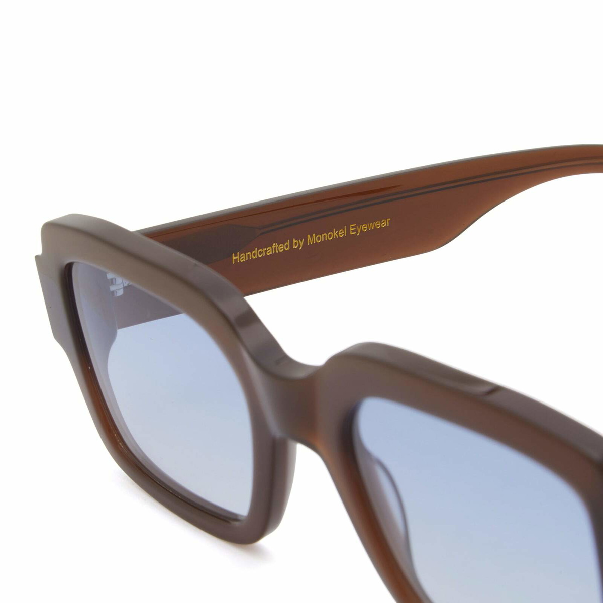 Monokel Apollo Sunglasses in Chocolate/Blue 