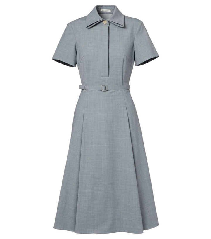 Photo: Emilia Wickstead Iwona belted midi dress