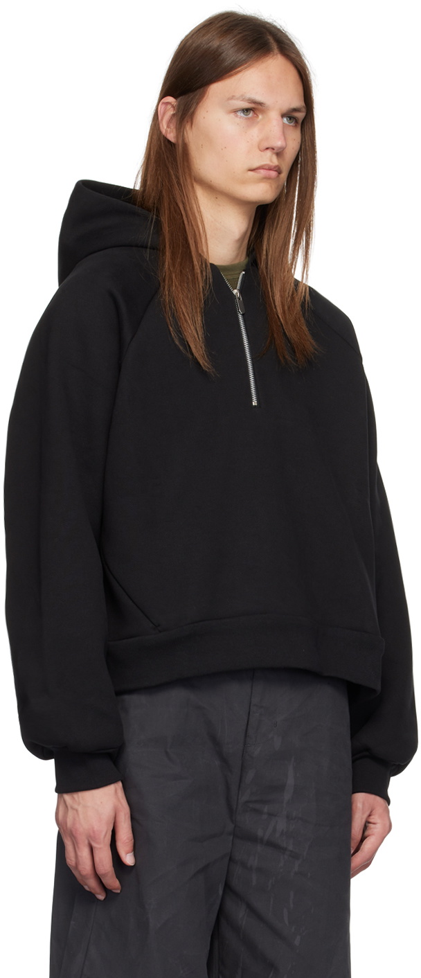 Seventh Black Half-Zip Hoodie Seventh
