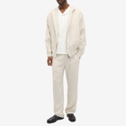 GCDS Men's Linen Wide Pants in Off White