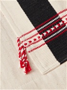 Kardo - Bodhi Embroidered Denim Jacket - White