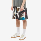 Alexander McQueen Men's All Over Print Shorts in Mix Color