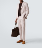 George Cleverley Bradley II suede loafers