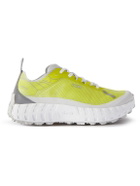 norda - 001 Neoprene-Trimmed Mesh Running Sneakers - Yellow