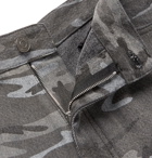 BALENCIAGA - Wide-Leg Camouflage-Print Denim Jeans - Multi
