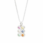 Bleue Burnham Women's Flowers Grow Together Pendant Necklace in Multi