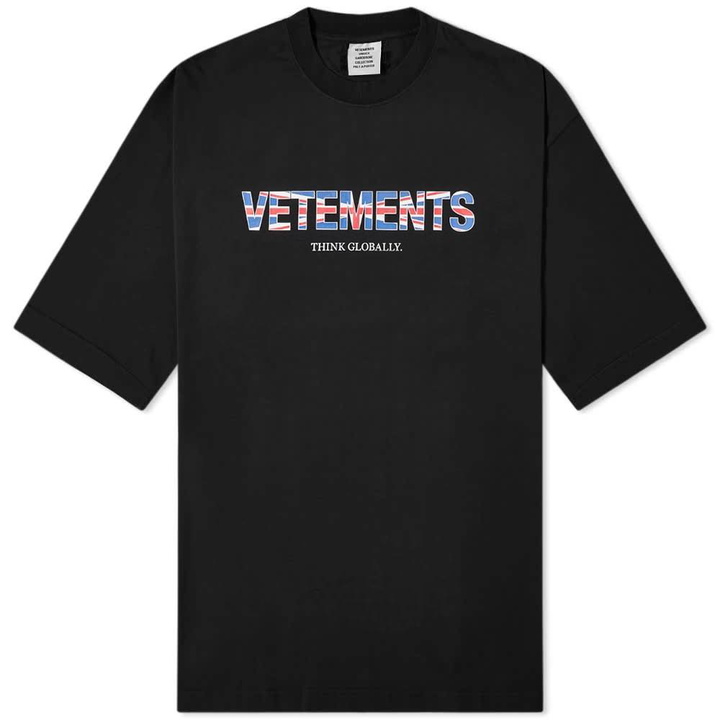 Photo: VETEMENTS Uk Logo Oversized Tee