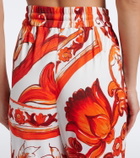 Dolce&Gabbana Majolica wide-leg pants