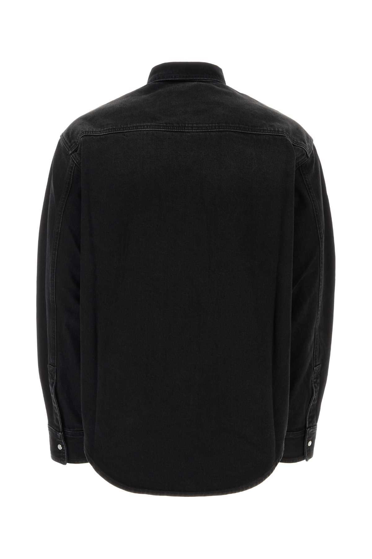 VETEMENTS Black Denim Shirt