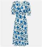 Diane von Furstenberg Jemma printed crêpe midi dress