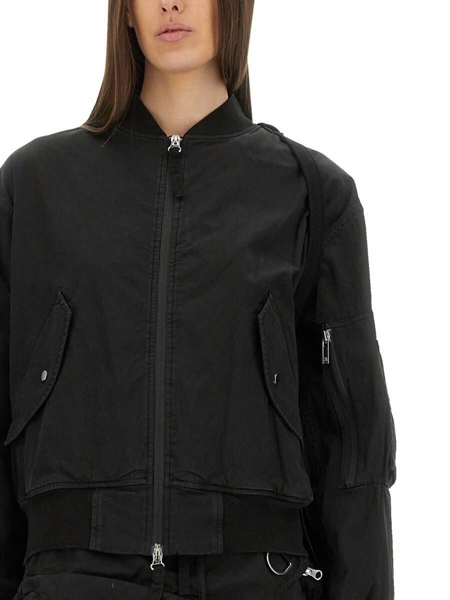 Helmut Lang Women's Bomber Shell Grey