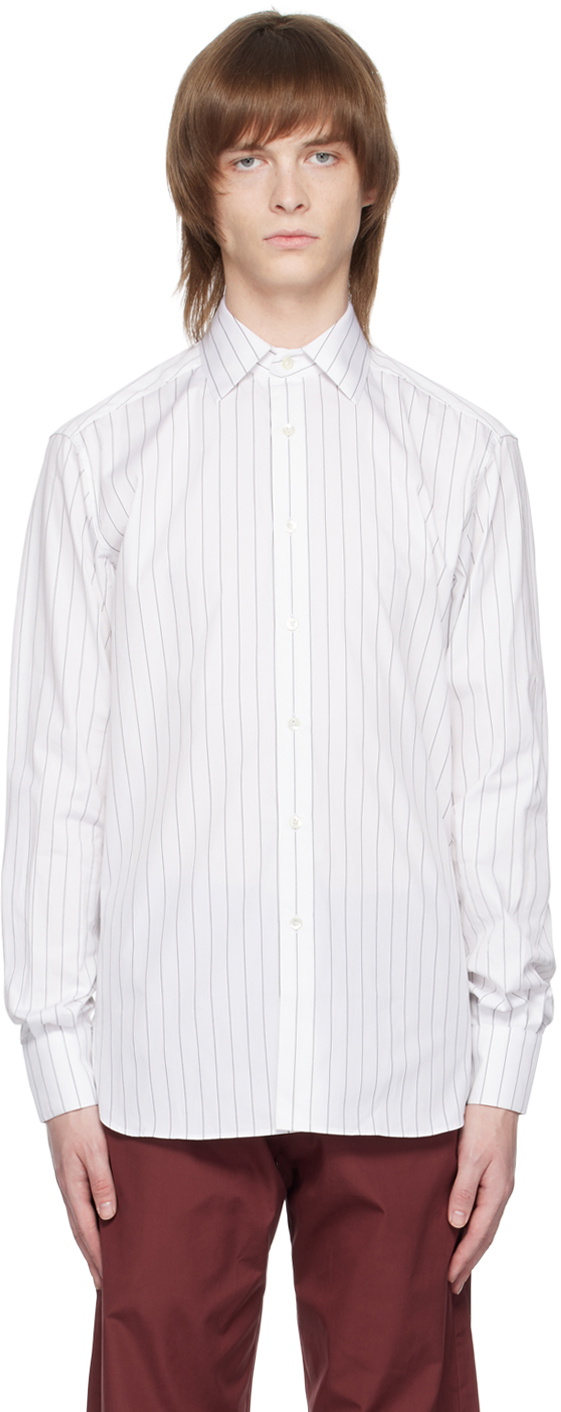 Sébline White Work Shirt
