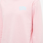 Billionaire Boys Club Men's Long Sleeve Small Arch Logo T-Shirt in Pink