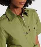 Burberry Belted cotton shirt dress