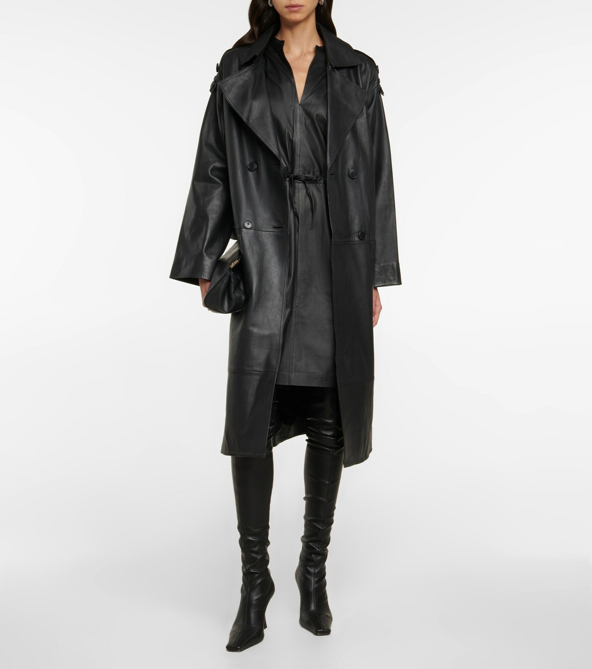 Yves Salomon - Leather minidress