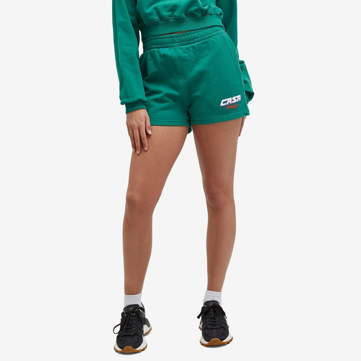 Casablanca Women's Sweat Shorts in Casa Racing Casablanca