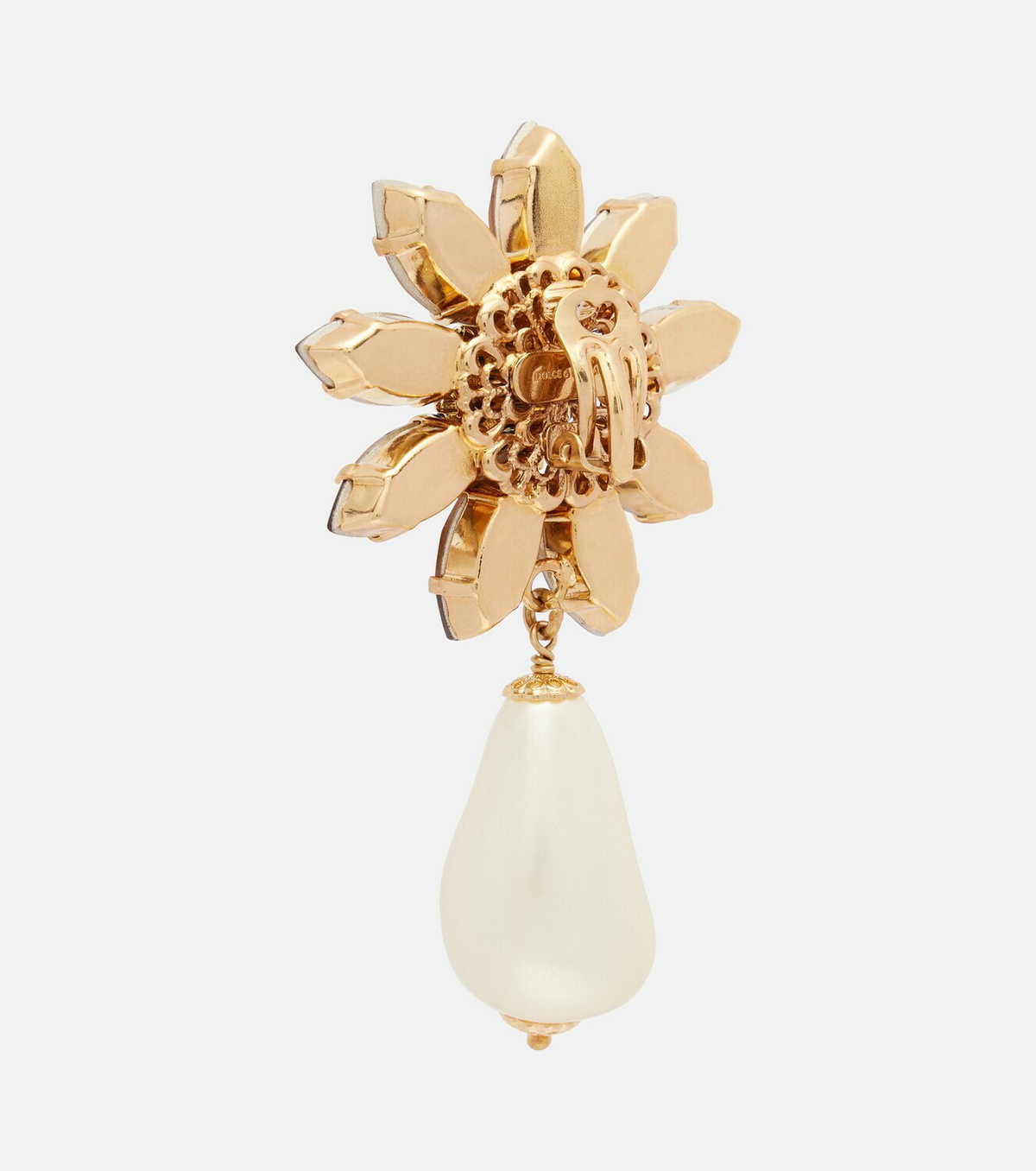 Dolce&Gabbana Re-Edition embellished clip-on earrings
