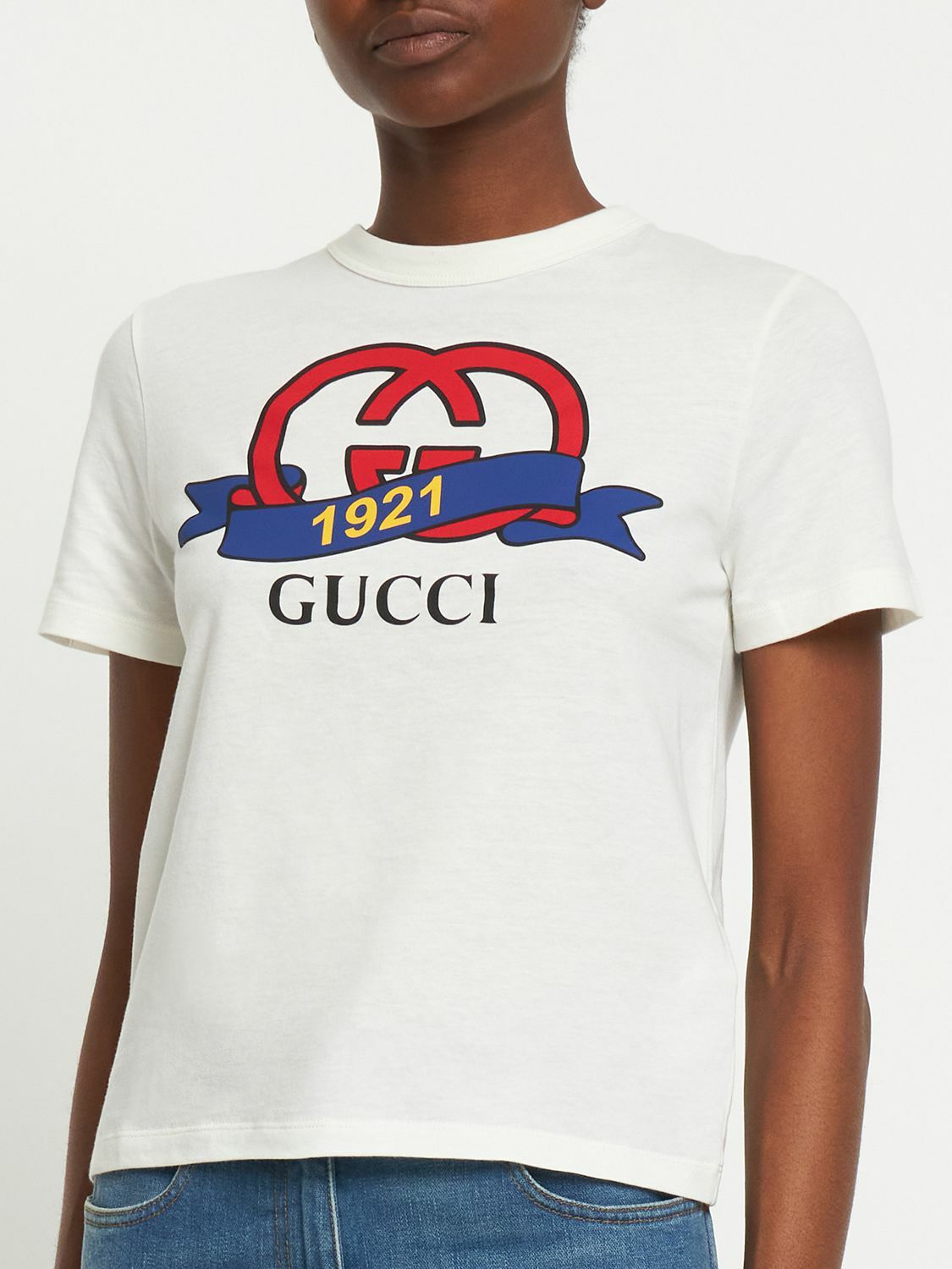 GUCCI - Cotton Jersey T-shirt