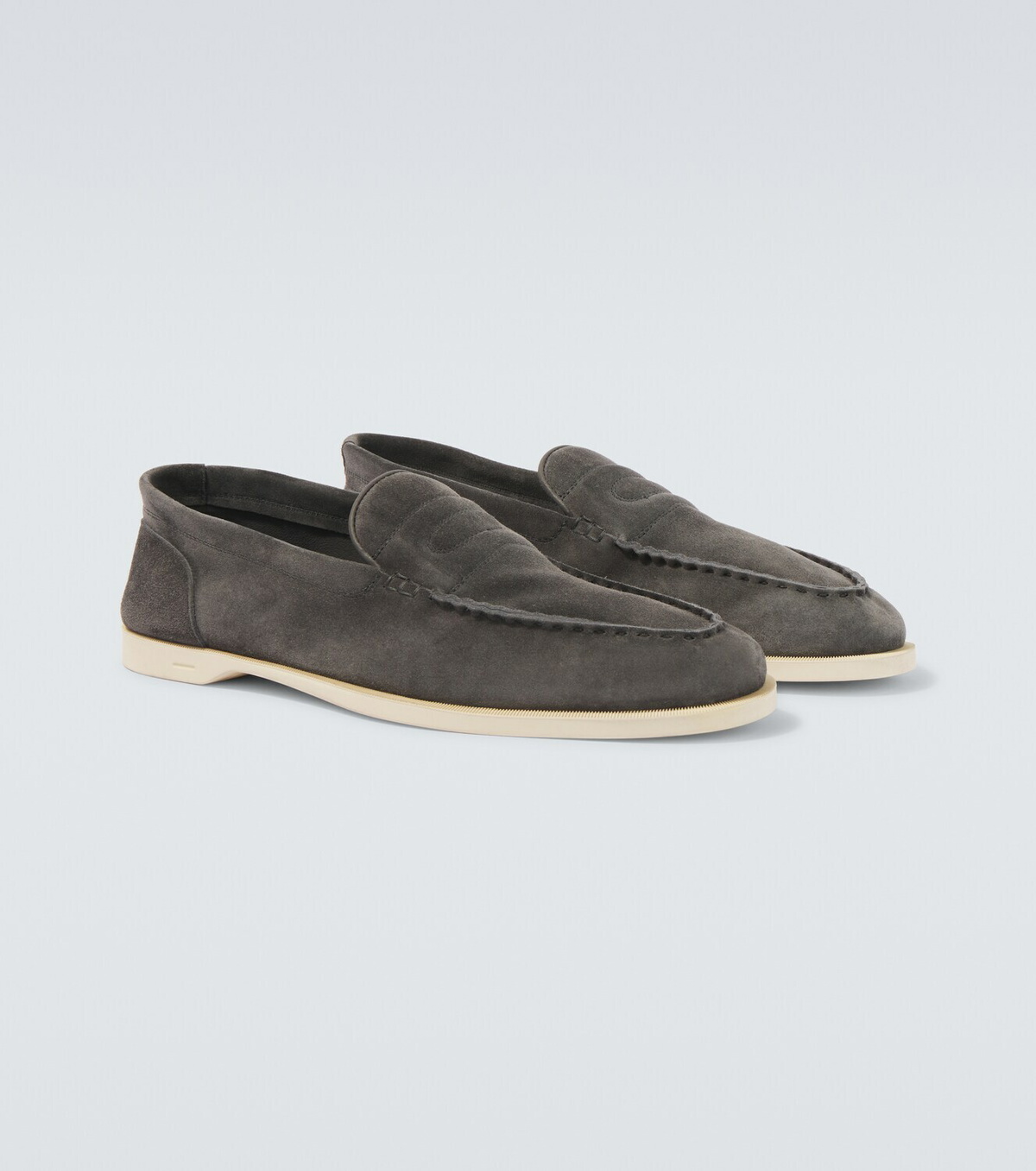 John Lobb Pace suede loafers