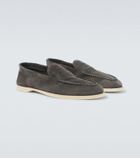 John Lobb Pace suede loafers