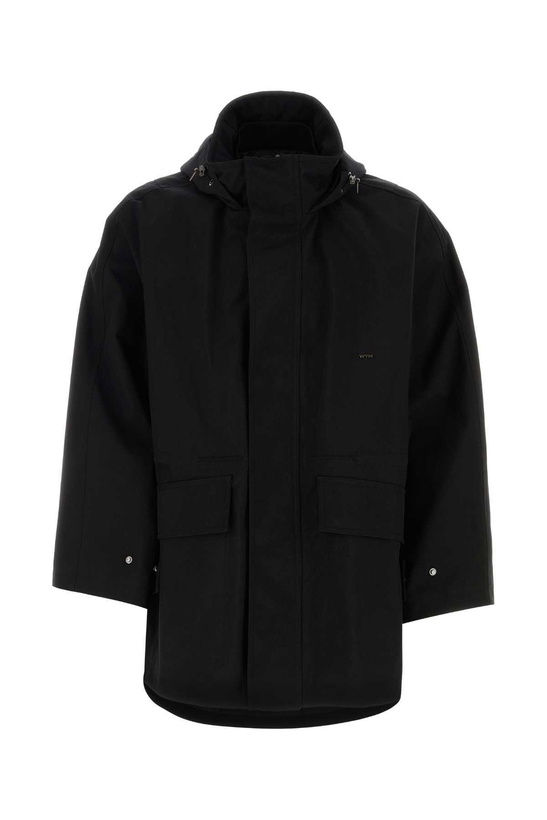 Photo: WOOYOUNGMI Black Nylon Windbreaker